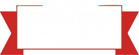 Red ribbon banner with blank white space for text or design